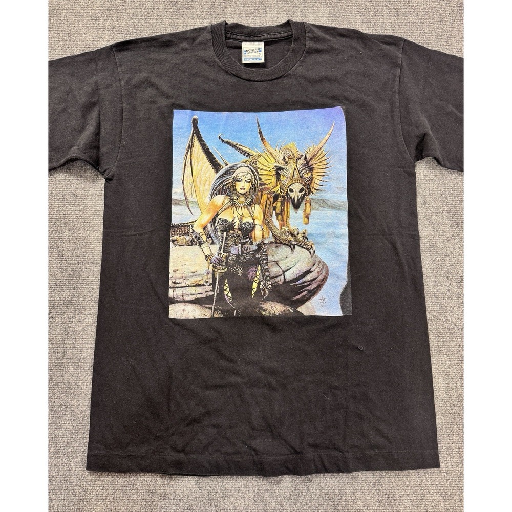 Vintage 1991 Chris Achilleos "Dragon Queen" T-Shirt Screen Stars Tag Very Rare